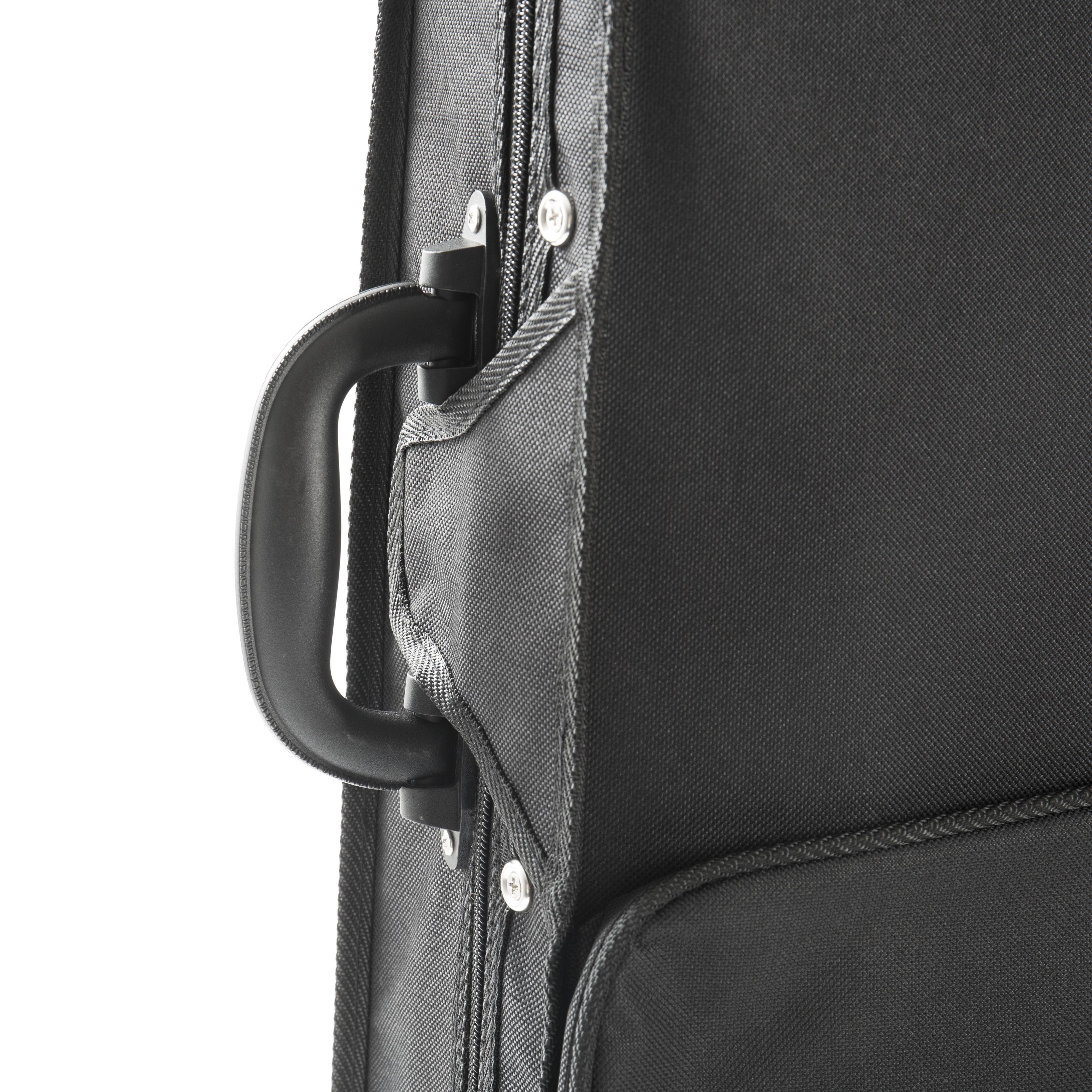 FAME Ukulelen-Koffer, Bariton-Ukulele Softcase, Wetterfest, Dicke Polsterung