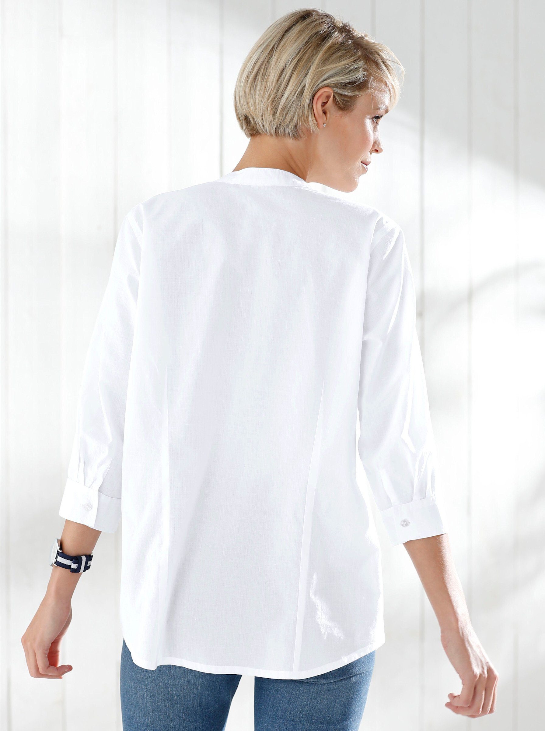Klassische Bluse Baumwollbluse