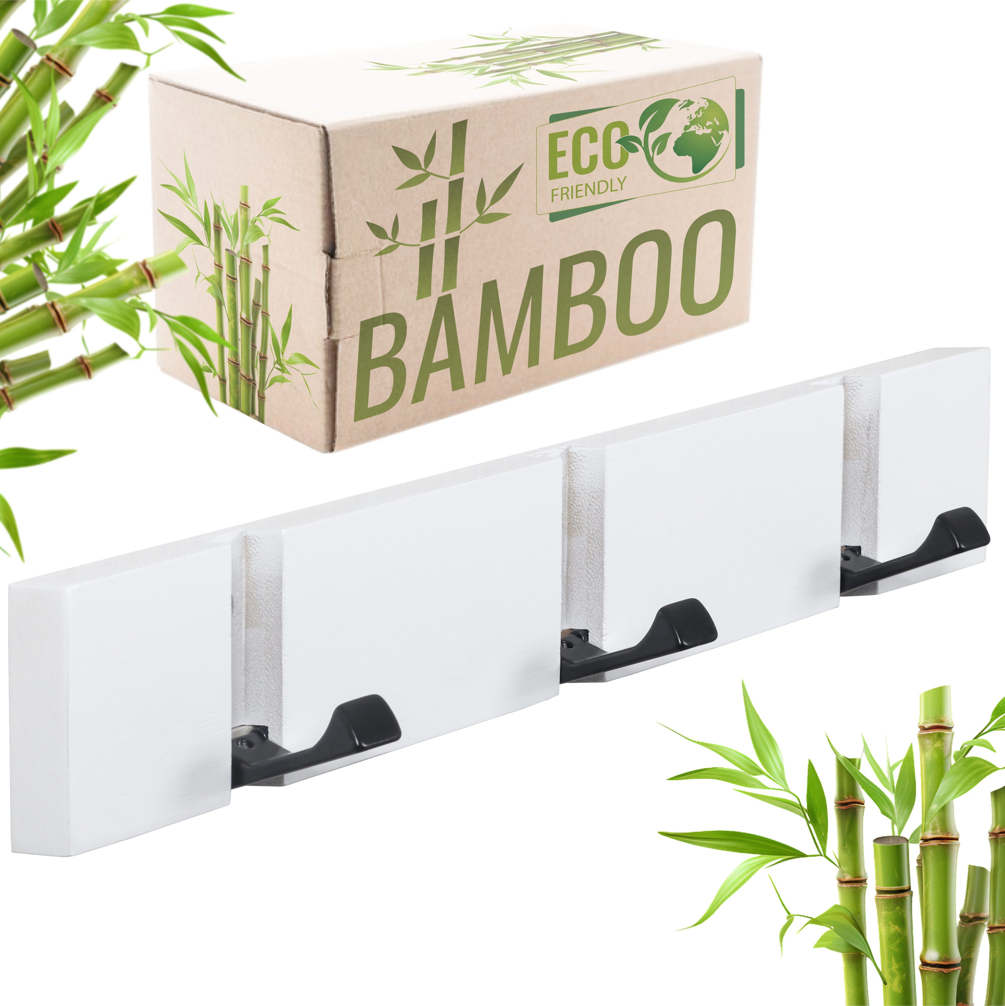 RICOO Garderobenleiste MH023S-W (0 St), Kleiderhaken günstig online kaufen