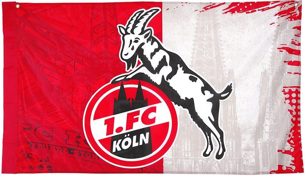 1. FC Köln Fahne Zimmerfahne 'Logo' 90 x 140 cm