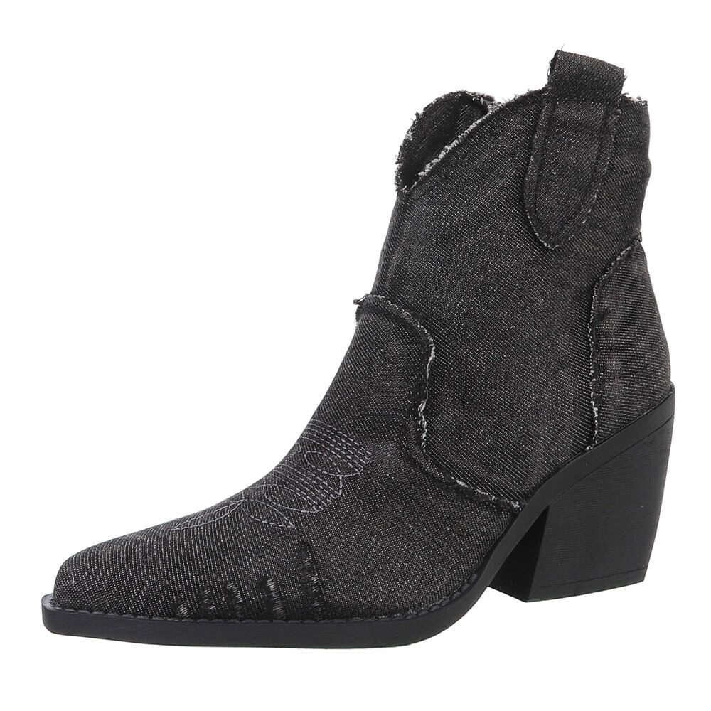 Ital-Design Damen Cowboyboots Western Westernstiefelette (88843812) Blockab günstig online kaufen
