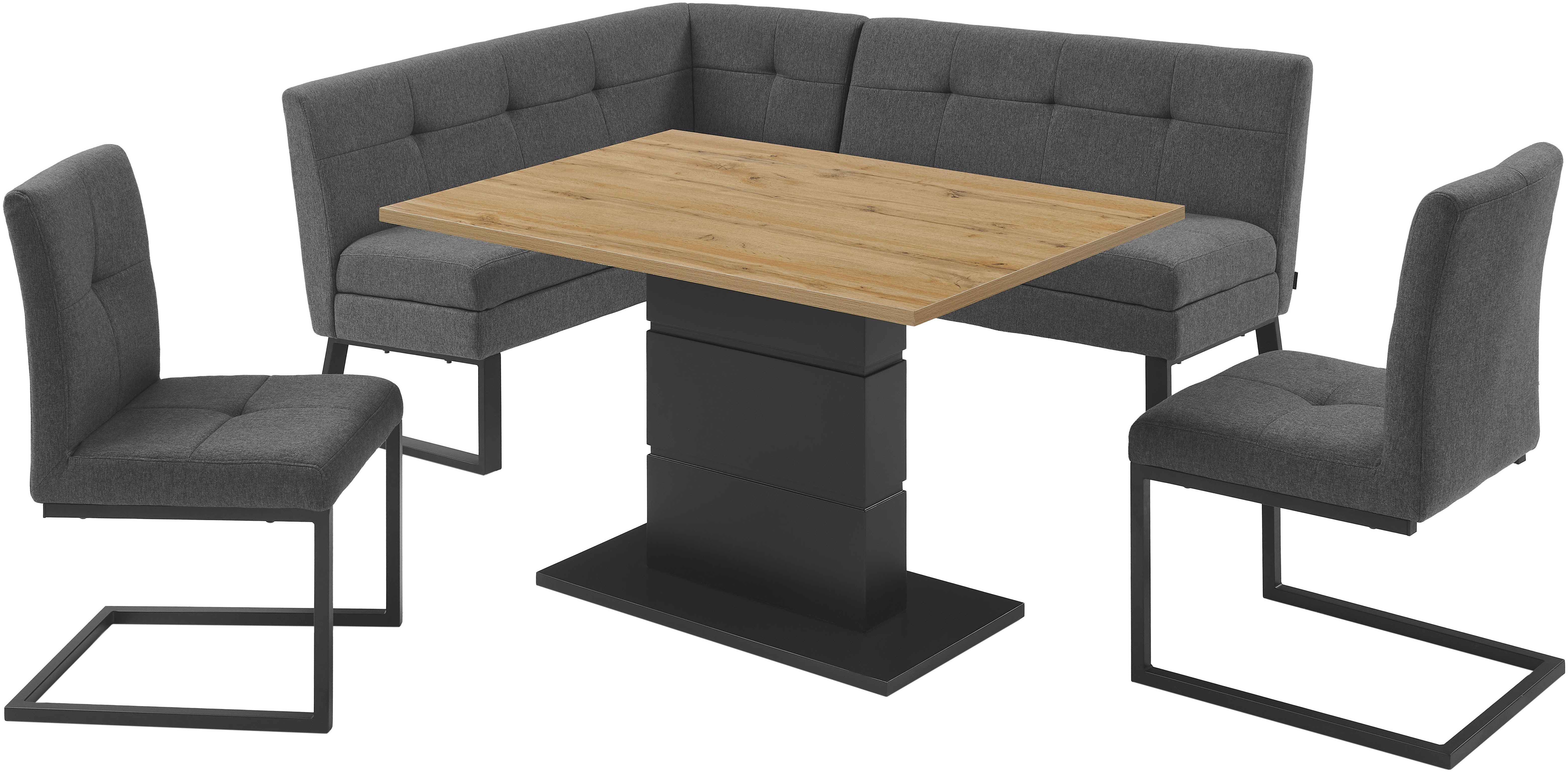 OTTO home Eckbankgruppe Geranie, Sitzgruppe, Eckbank inkl. Stauraum, Esstis günstig online kaufen