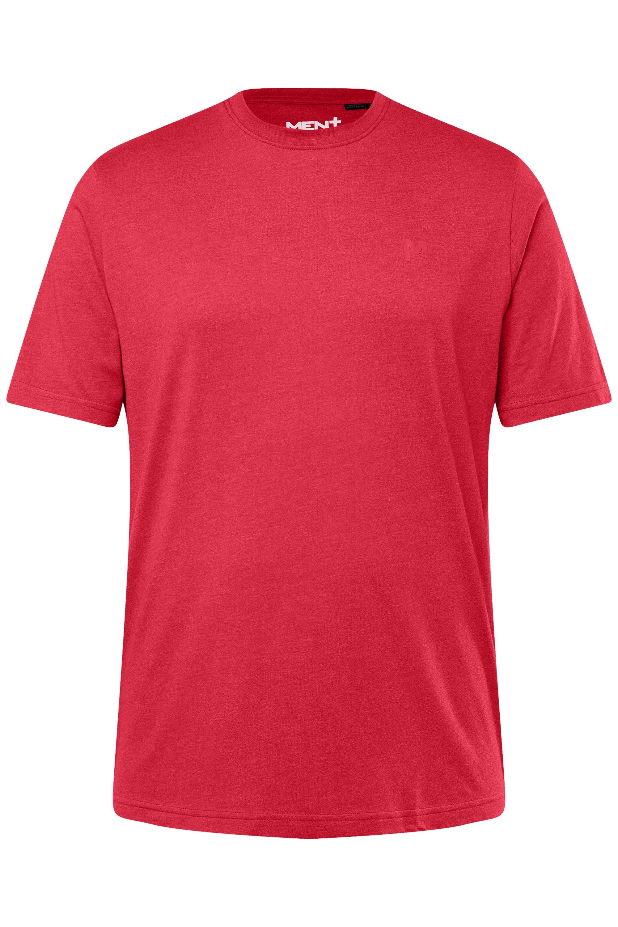 Men Plus T-Shirt T-Shirt Basic Halbarm Rundhals günstig online kaufen