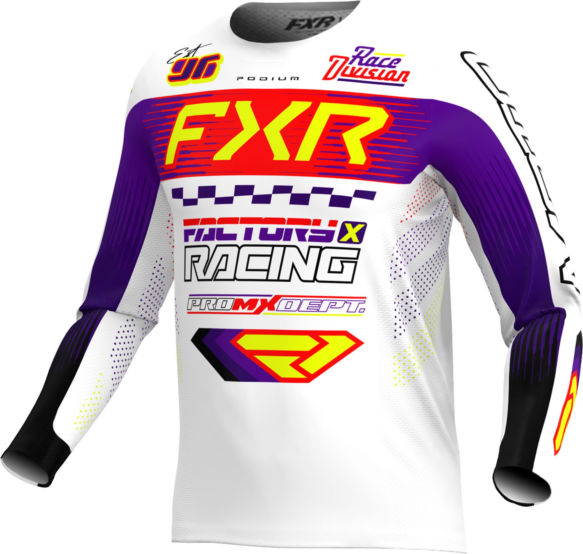 FXR Motorradhandschuhe Podium Jugend Motocross Jersey Atmungsaktiv