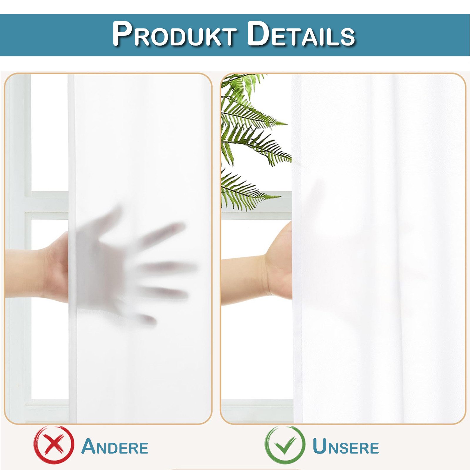 BTTO V&G Türvorhang Stabtaschenvorhänge Blickdicht-Vorhänge, Sichtschutz Kurze Vorhänge, Thermovorhänge Dunkelungsvorhänge