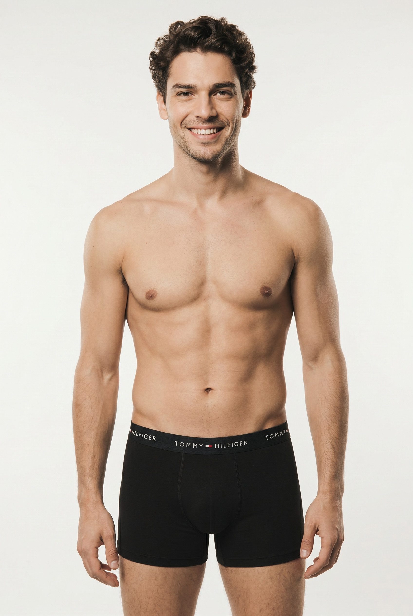 Tommy Hilfiger Underwear Boxershorts 3P BOXER BRIEF DTM (Packung, 3-St) mit Logoschriftzug