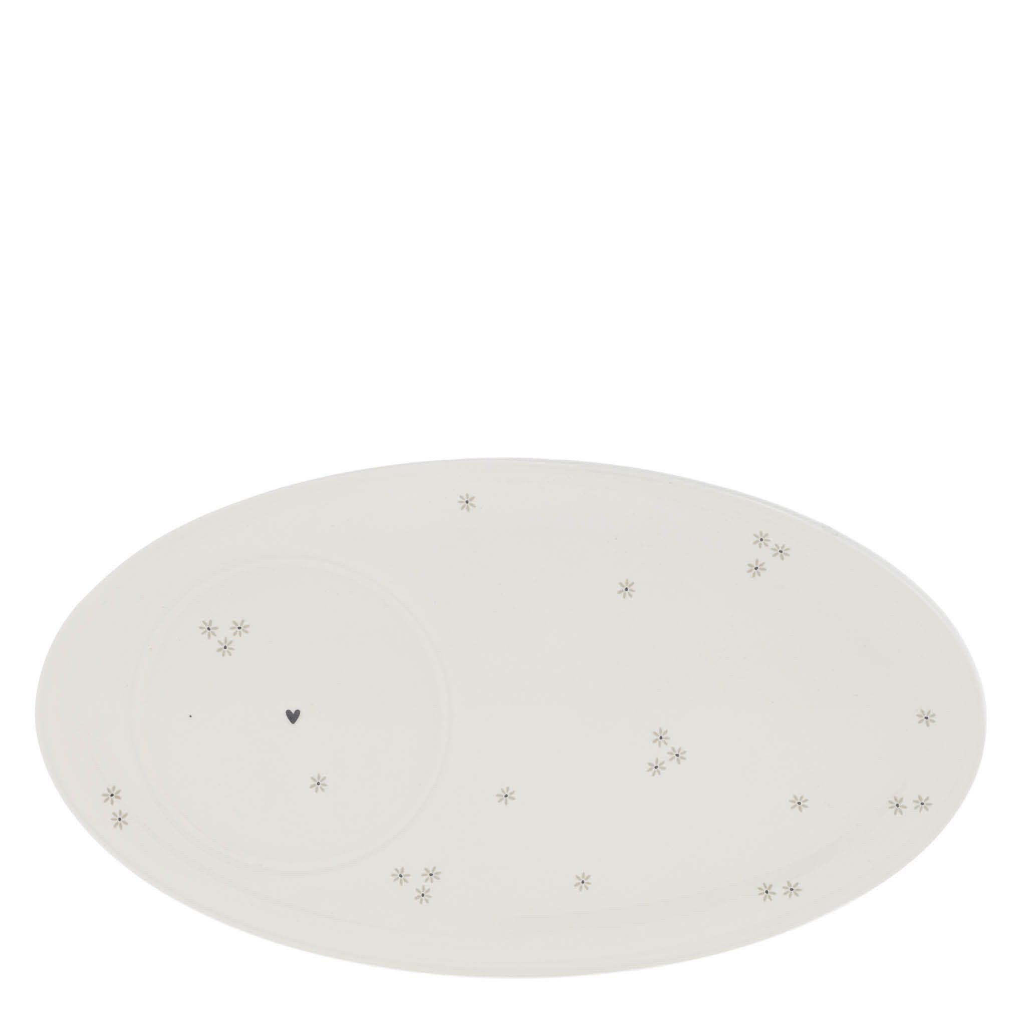 Servierplatte Beige Titan