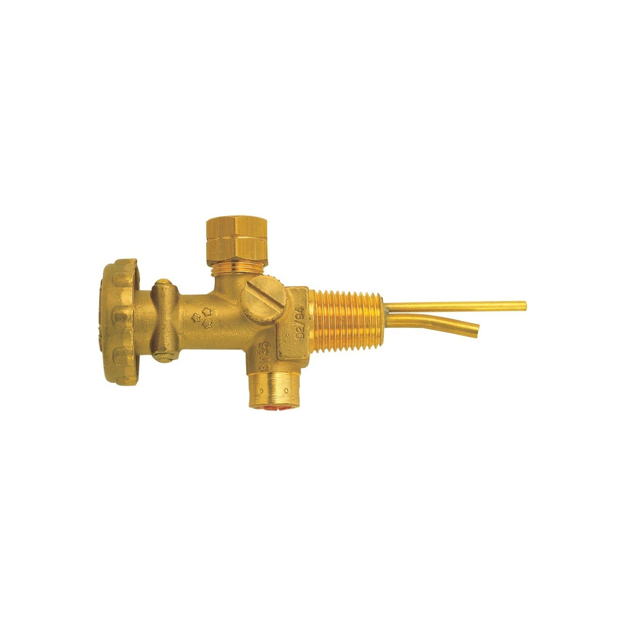 GCE Kompressor GCE Kleinstflaschenventil Propan G3/8" links mit Überdrucksicherung