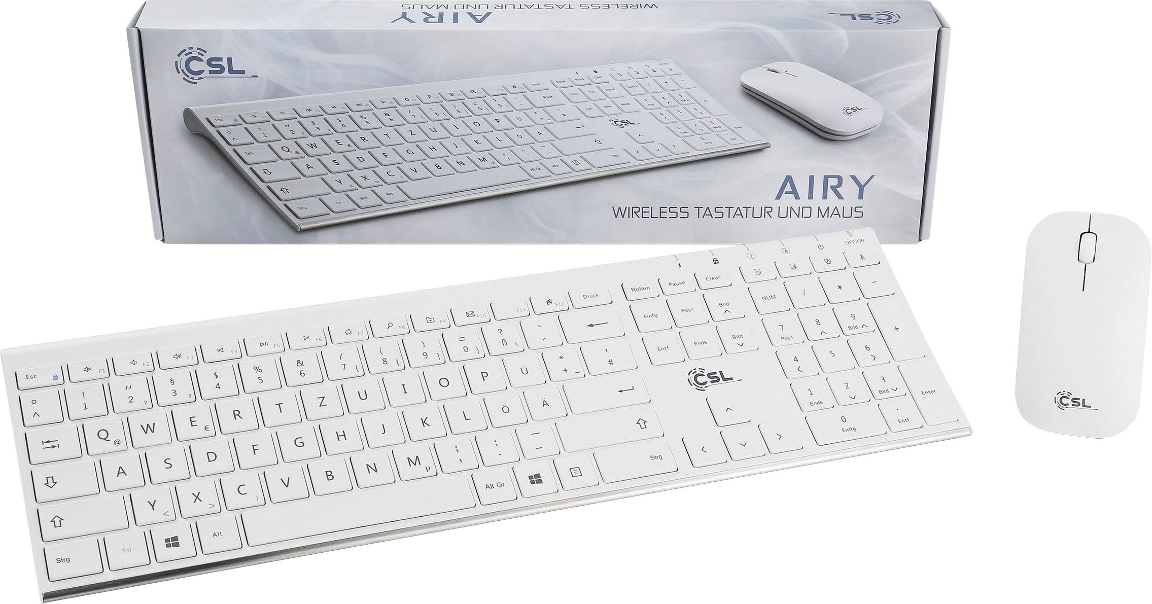 AIRY und Tastatur- CSL Maus-Set