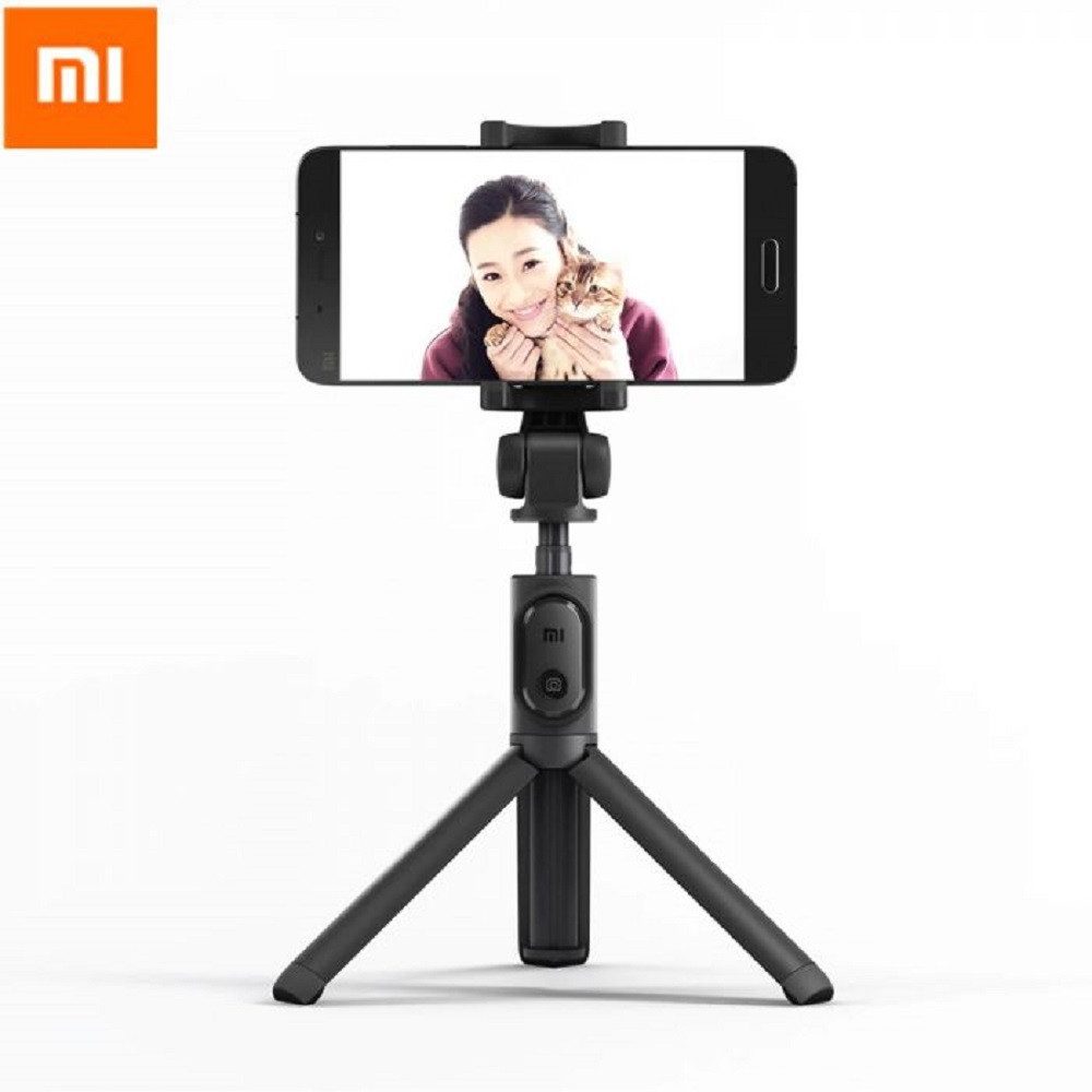 Selfie-Stick Mi 2in1Tripod Selfie Stick, schwarz, 360 drehbar, Smartphone-Halterung