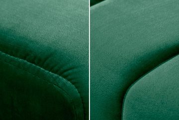 riess-ambiente Polsterbank PETIT BEAUTÉ 108cm smaragdgrün / schwarz (Einzelartikel, 1-St), Flur · Samt · Metall · Schlafzimmer
