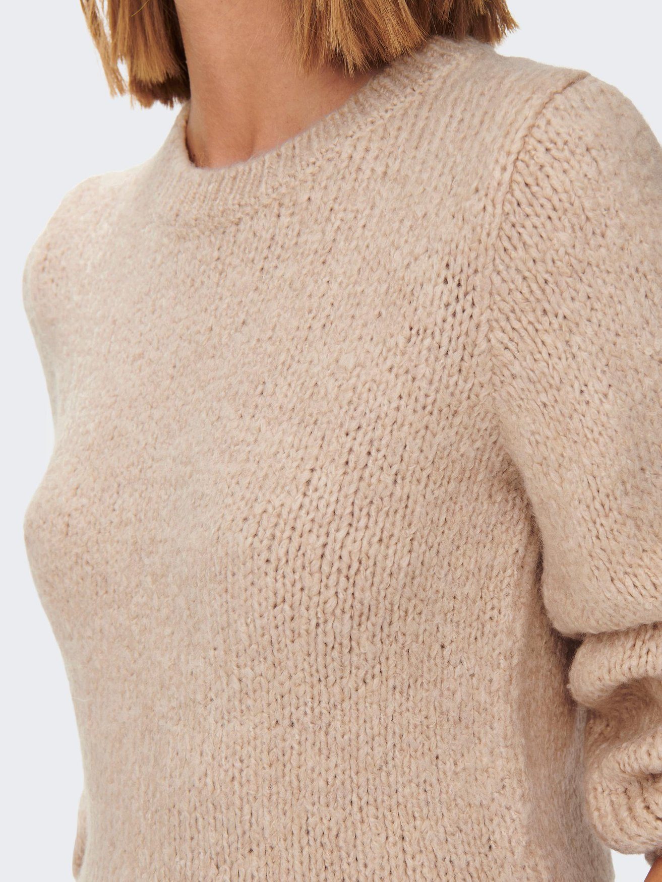 JACQUELINE de YONG Strickpullover Weicher Strickpullover Langarm JDYJOLA JDYDINEA L/S O-NECK SOLID PULL KNT NOOS