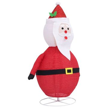 vidaXL Dekolicht Weihnachtsmann-Figur LED Luxus Stoff 120 cm