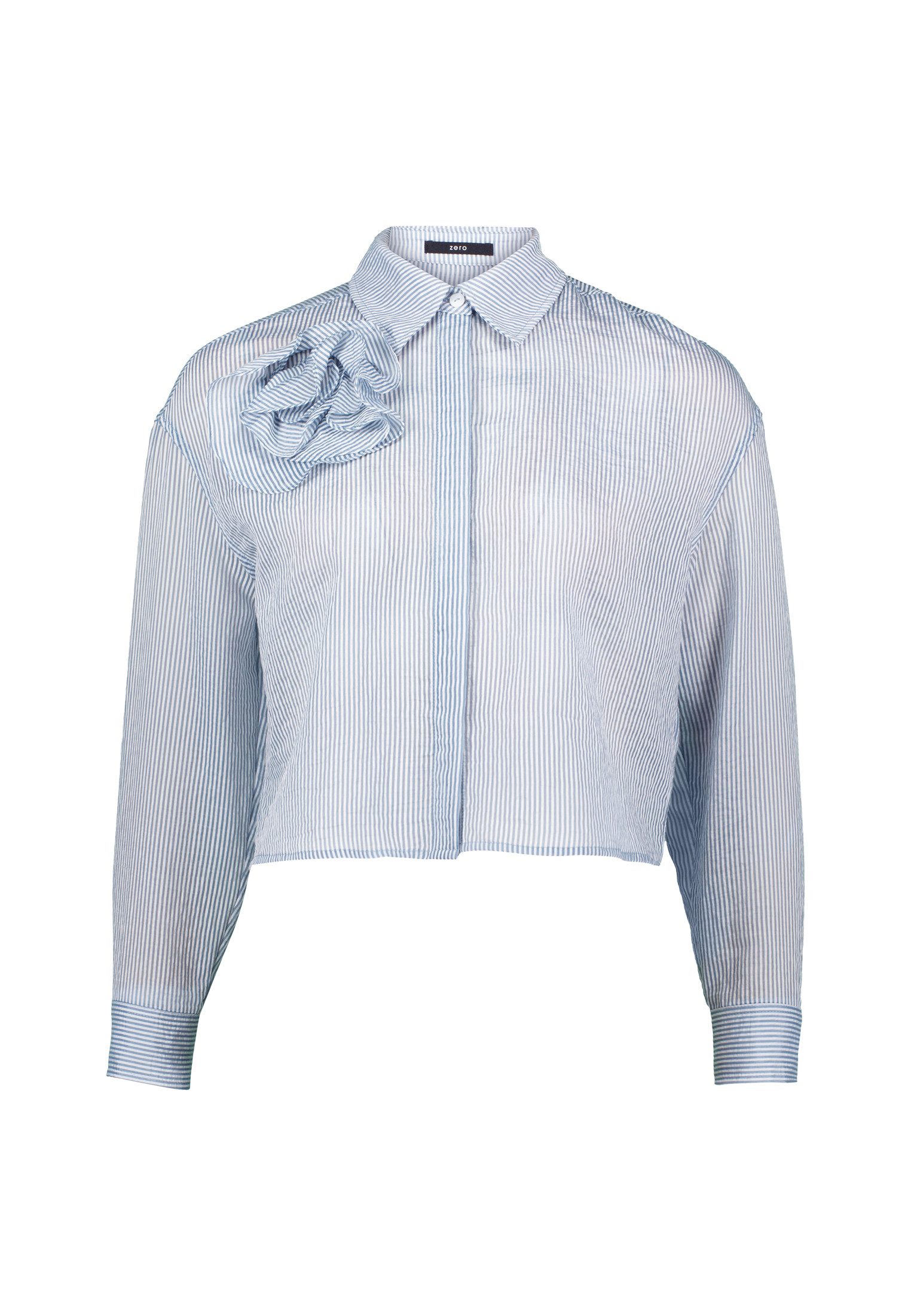 Zero Klassische Bluse zero Bluse gestreift günstig online kaufen