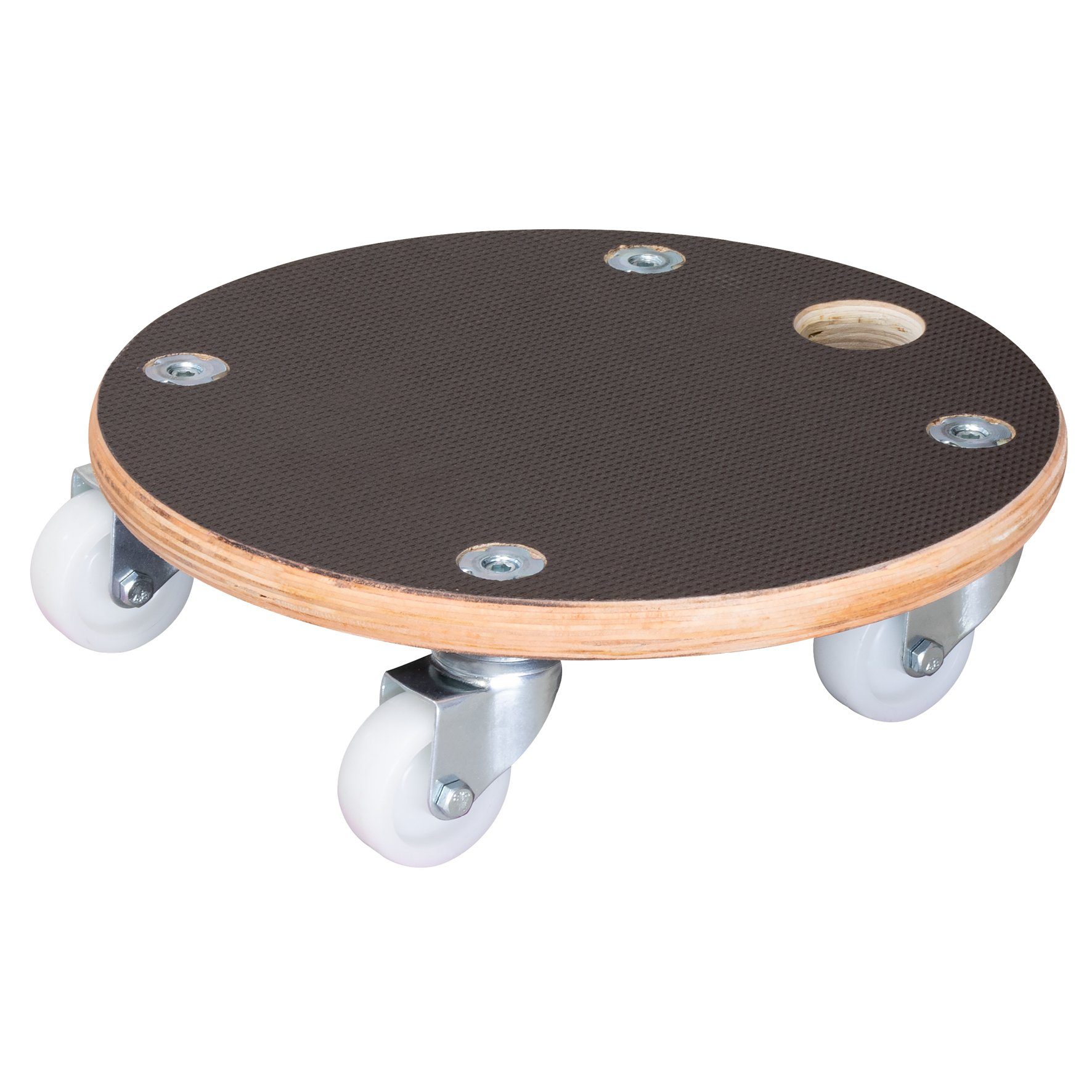 Pflanzenroller MAXIGRIP in diversen Größen I rund und eckig I Transportroller für Außenbereich + Innenbereich I aus FSC®-Schichtholz I softe + harte Rollen I Tragkraft 200 + 300 kg - Made in DE