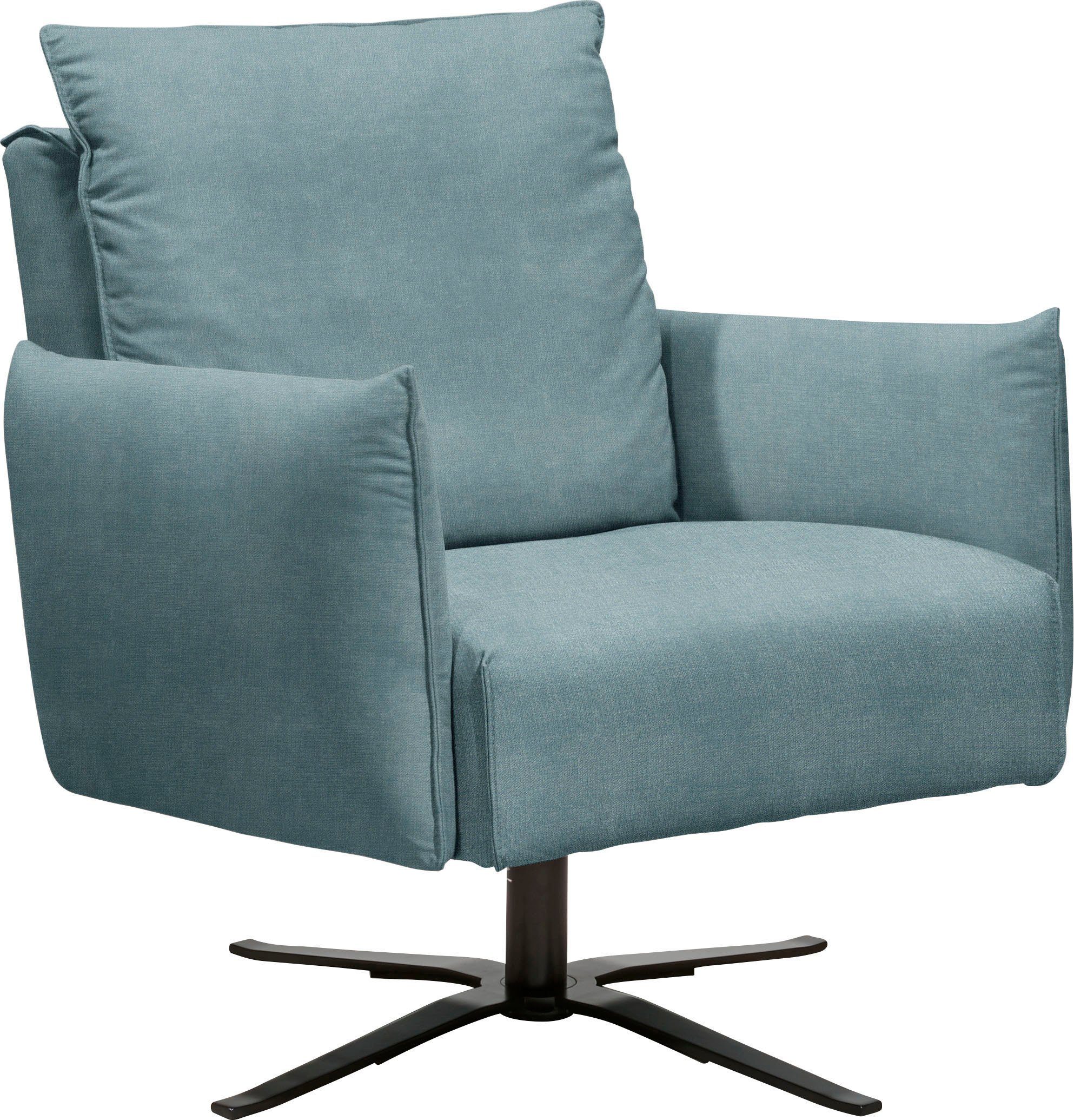 SCHÖNER WOHNEN-Kollektion Кресла Lineo Drehsessel, bequem und komfortabel, Clubsessel und Loungesessel, 360° drehbar