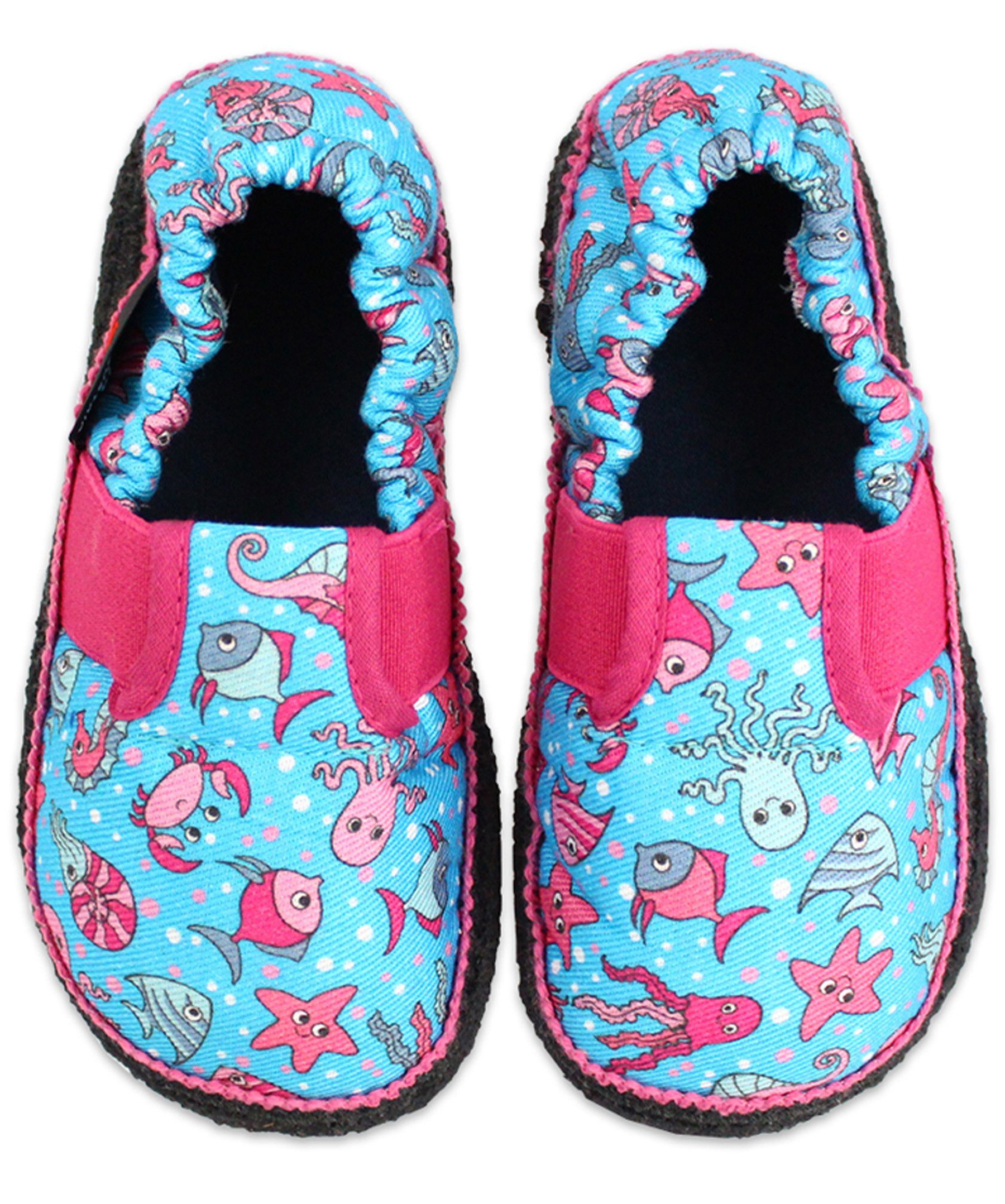 Beck Baumwollslipper Seaworld Hüttenschuhe