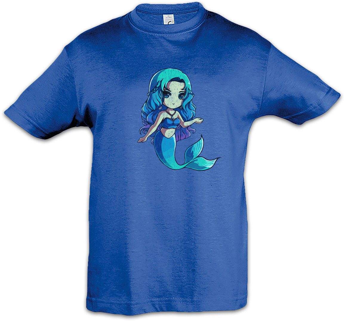 Print-Shirt Mermaid IV Kinder T-Shirt Tattoo Sailor Meerjungfrau Comic Anime Style