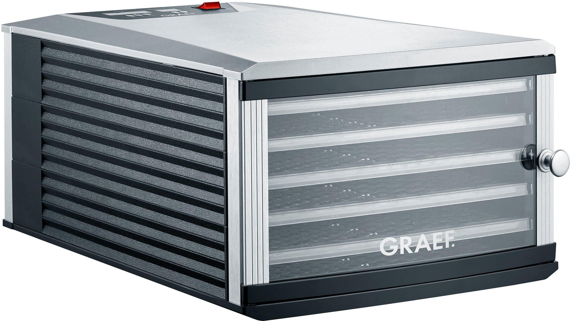 Graef Dörrautomat DA 506, silber 630 W, 6 Etagen