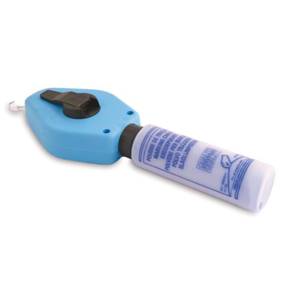DEF Kreidemarker DEFI - SCHLAGSCHNUR - 30 m - MIT KREIDEPULVER (BLAU, 100 g), (1-tlg)