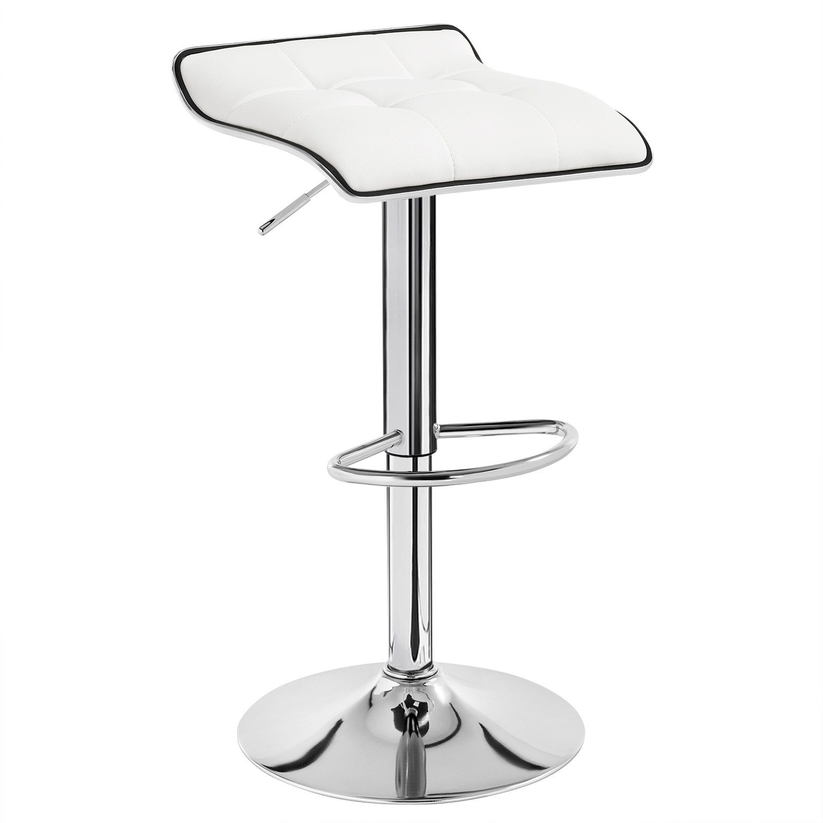 Woltu Barhocker (1 St), Barstuhl aus hochwertigem Kunstleder, verchromter S günstig online kaufen