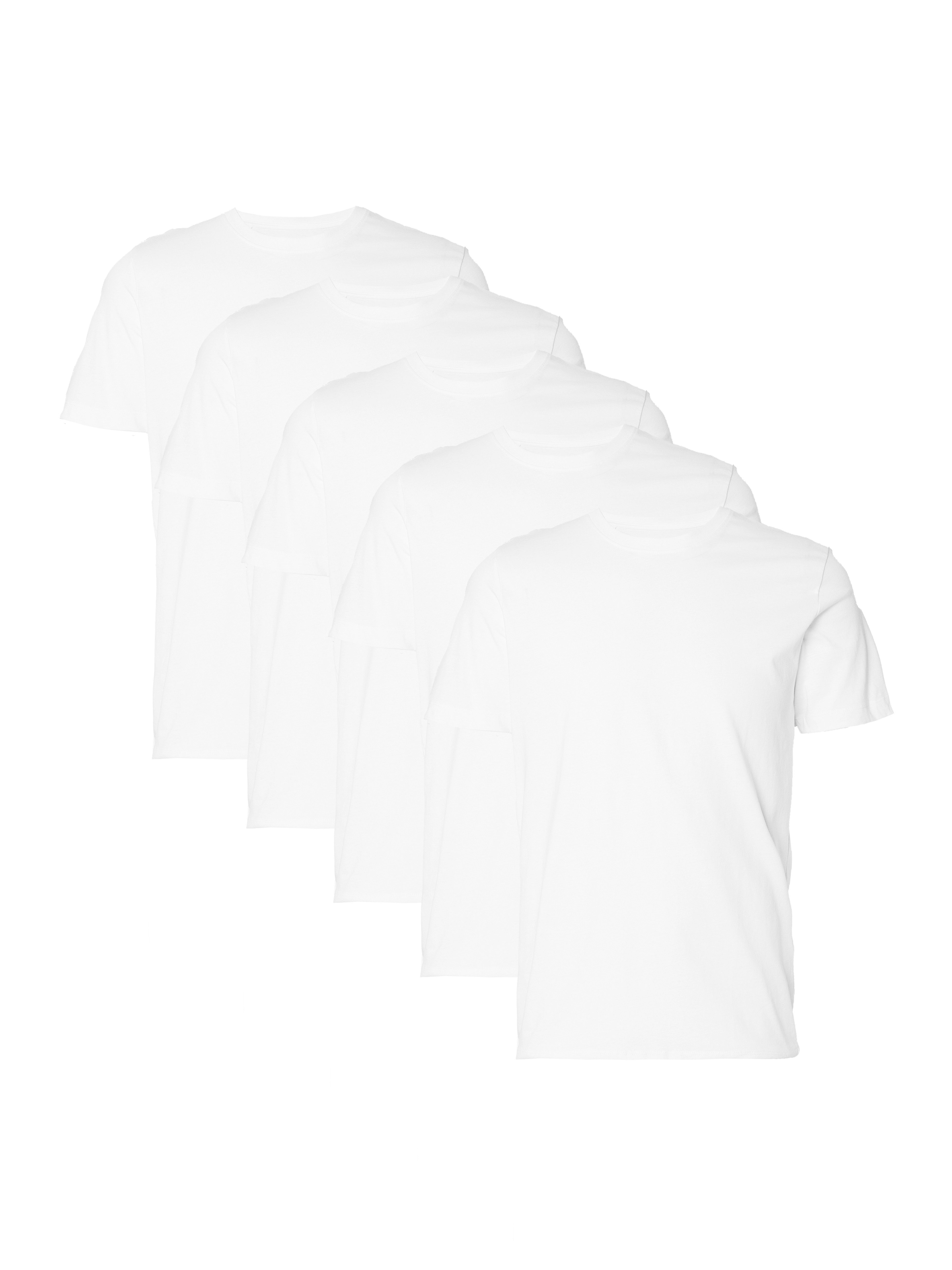 Selected Rundhalsshirt SLHCORMAC SS O-NECK TEE 5 PACK NOOS (Packung, 5-tlg) günstig online kaufen