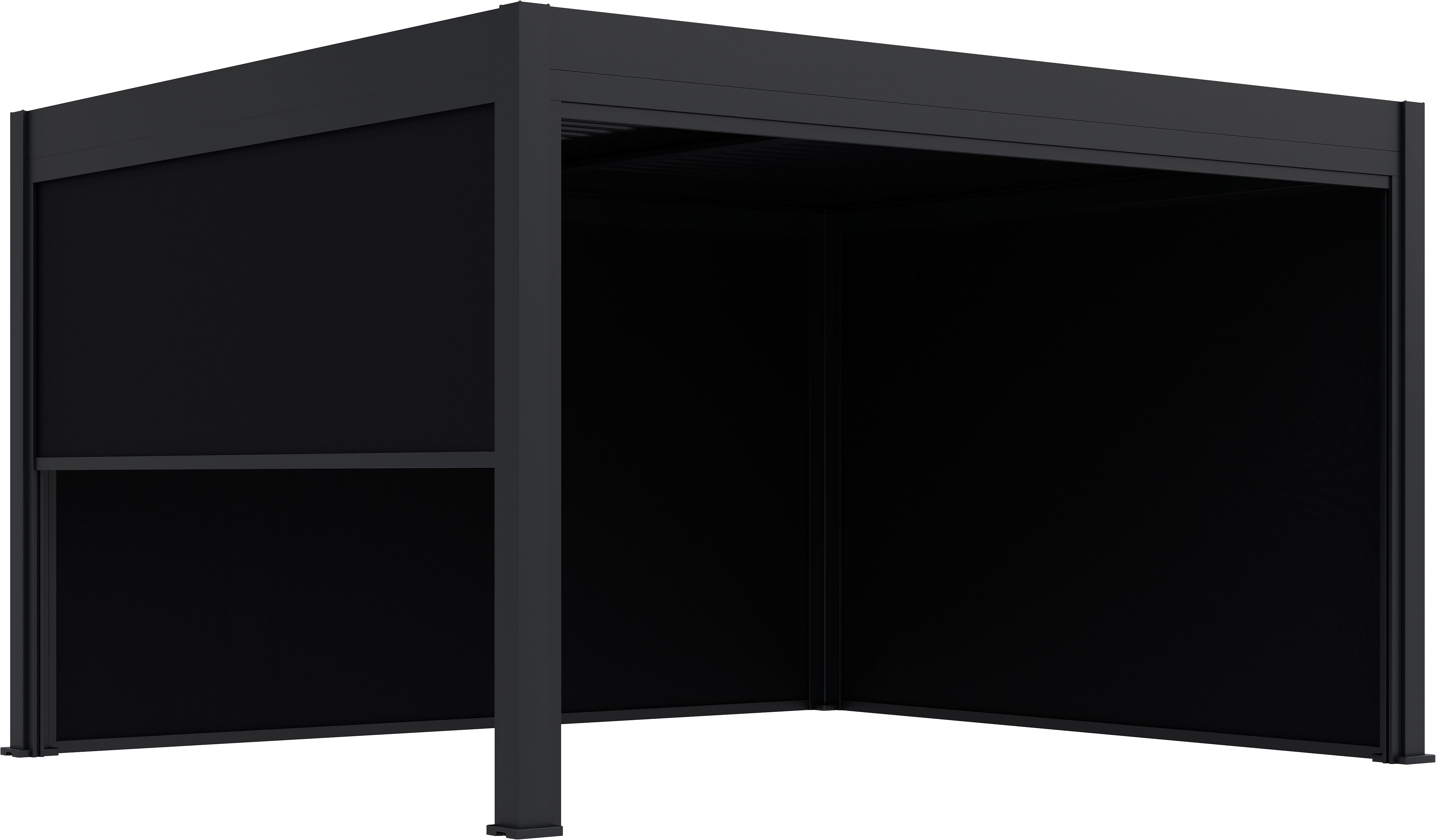 Paragon Pavillonseitenteil für Pergola Grand Tuscan 12 Grau, 340x237 cm