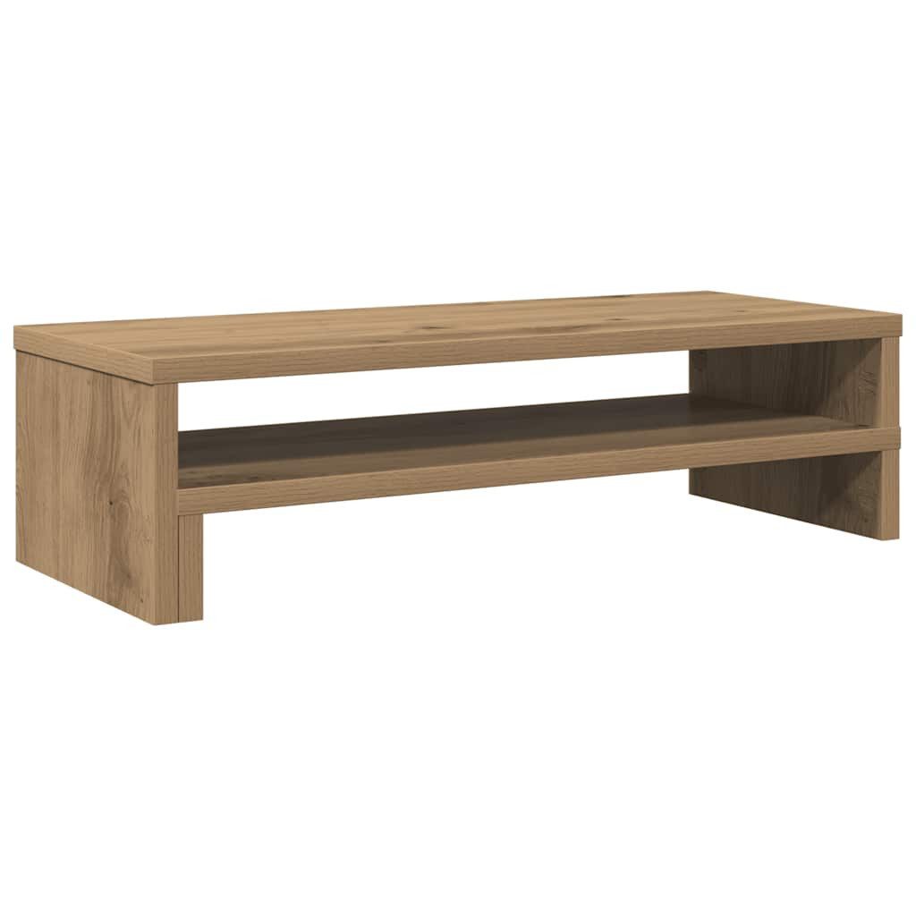 vidaXL Monitorständer Monitorständer Artisan-Eiche 54x22x15 cm Holzwerkstoff