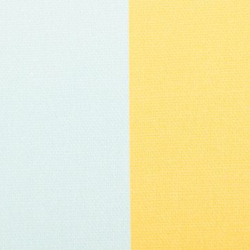 SCHÖNER LEBEN. Stoff Baumwollstoff Dekostoff Digital Streifen gelb blau 1,40m breit, Digitaldruck