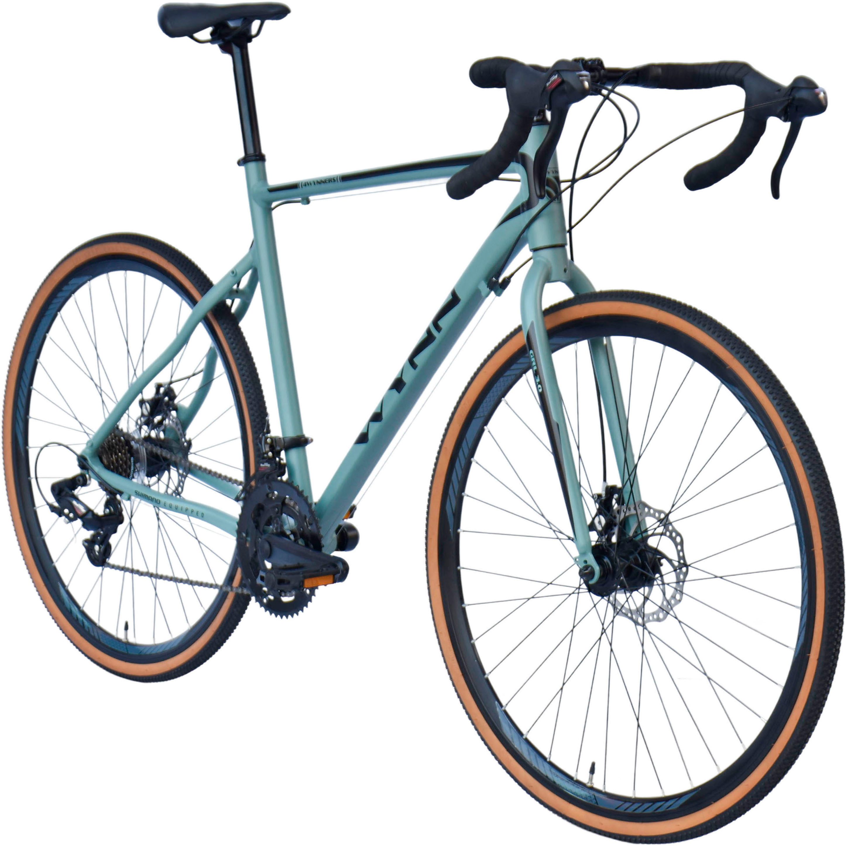 WYNN Gravelbike GRL3.0, 14 Gang Shimano Tourney Schaltwerk, Kettenschaltung