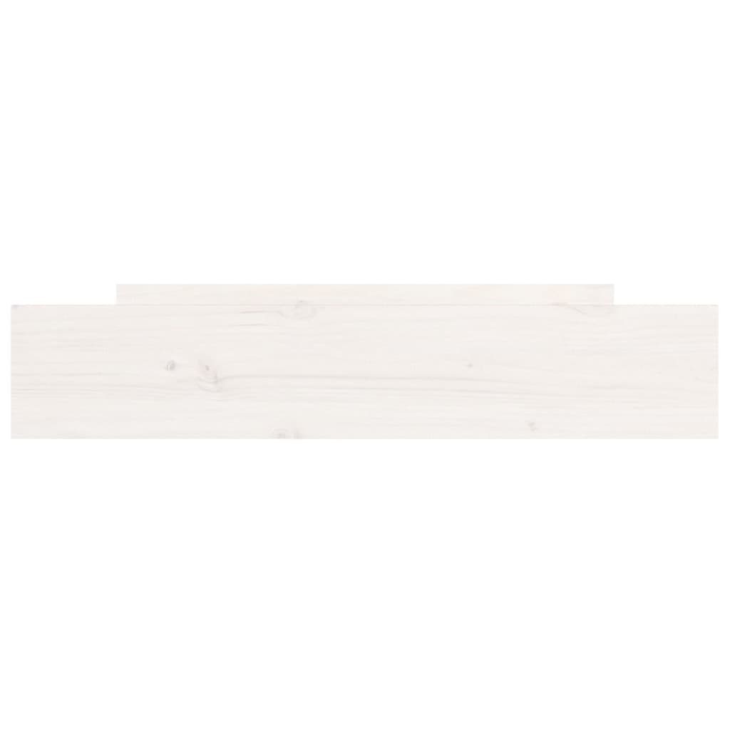 Weiß Bettschubkasten vidaXL 2 Massivholz Kiefer Stk. Bettschubladen