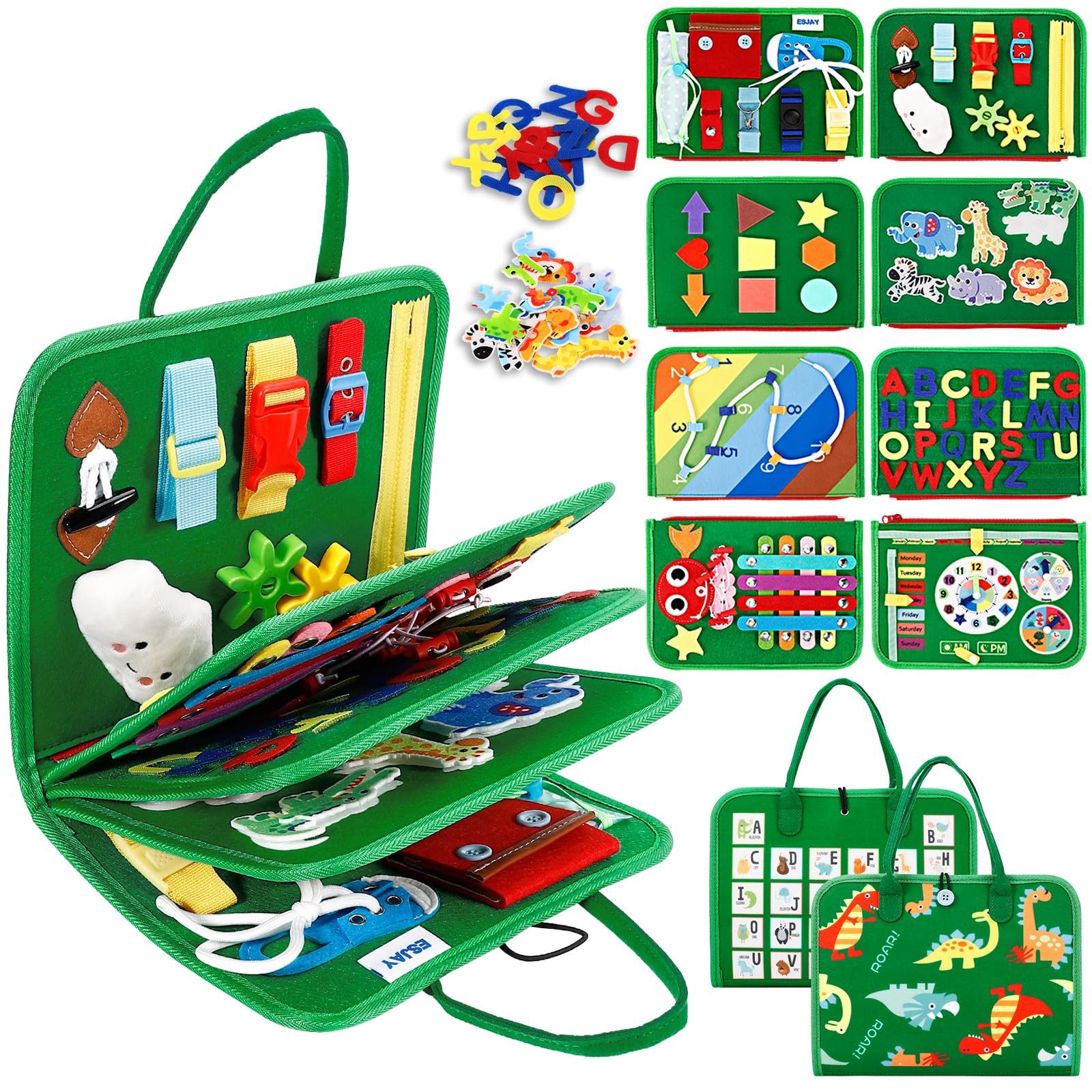 CLTYQ Lernspielzeug Montessori Sensory Activity Board Spielzeug zum der Fei günstig online kaufen