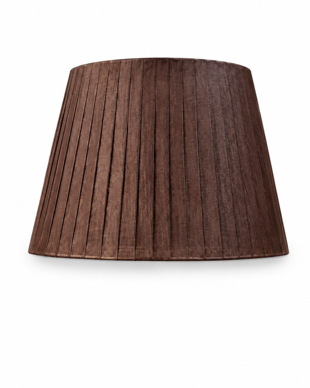 JVmoebel Lampenschirm Rustikaler Braun Holzoptik Boho Wohnstil Sofort, Boho Design, Rustikale Holzoptik, Dekorativer Lampenschirm