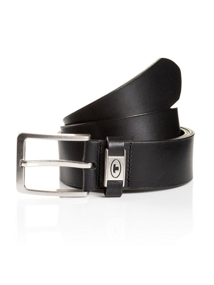 TOM TAILOR Ledergürtel TTCOREY 4 cm breiter Herrengürtel, ideal zu Jeans und Chino, bis Gr. 120
