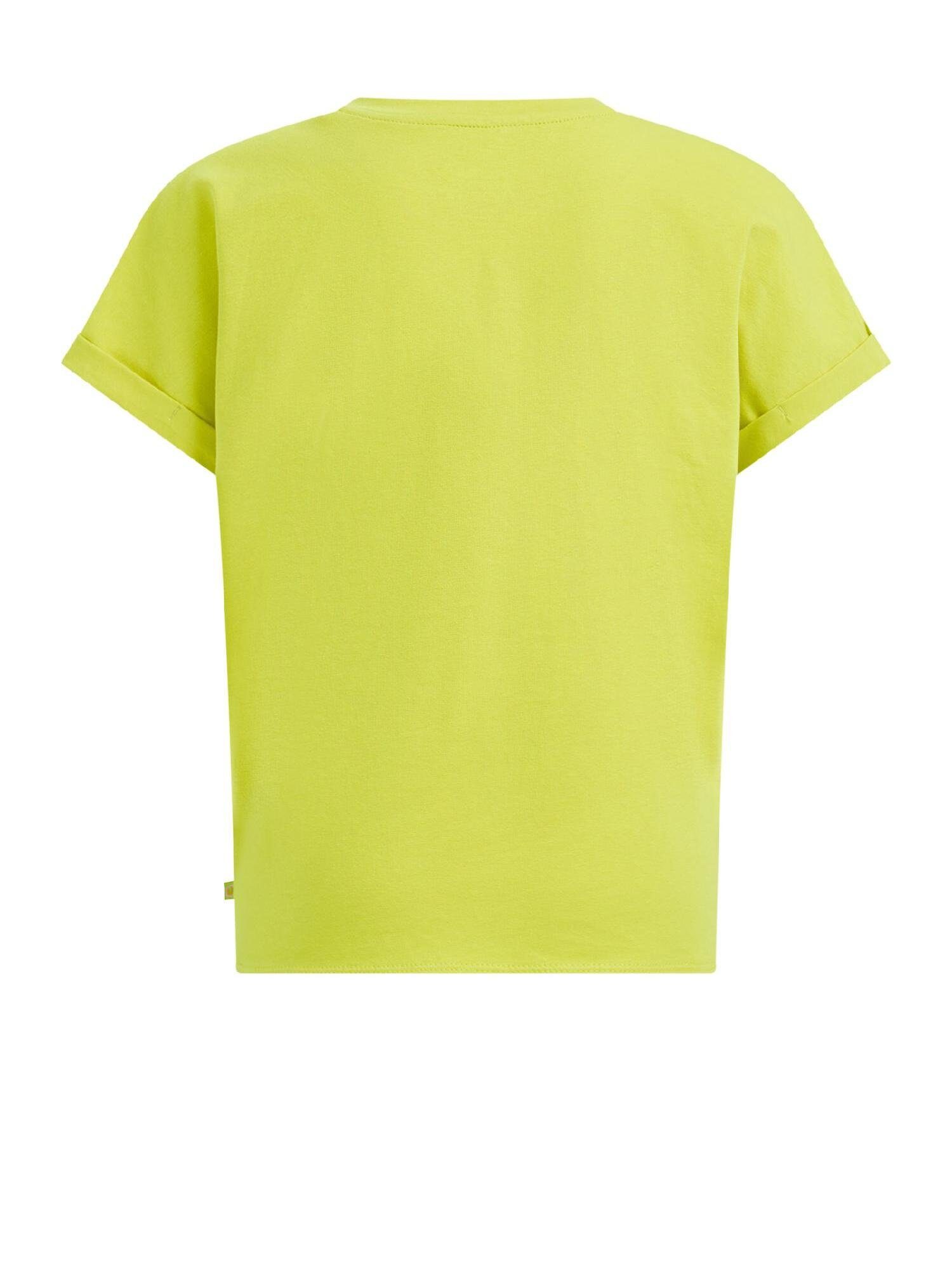 T-Shirt Fashion (1-tlg) WE Giftgrün