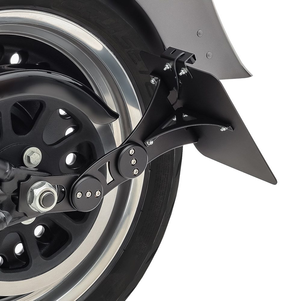 Craftride Kennzeichenhalter Seitlicher Kennzeichenhalter für Harley Davidson Softail 08-17 # schwa