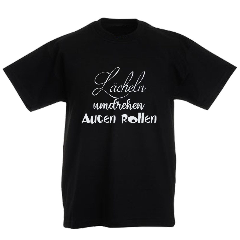 G-graphics T-Shirt Lächeln, umdrehen, Augen rollen günstig online kaufen