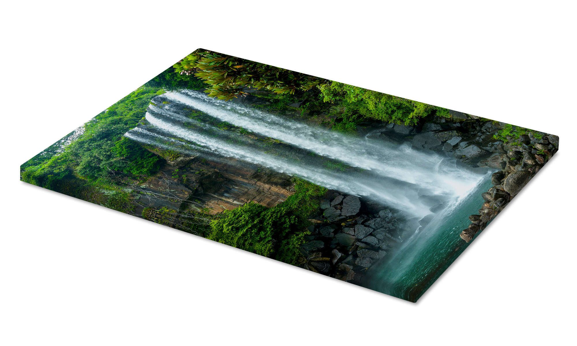 Posterlounge Wandbild Jeongbang Wasserfall, Michael Runkel, erhältlich als Poster, Leinwandbild, Wandsticker oder Acrylglasbild