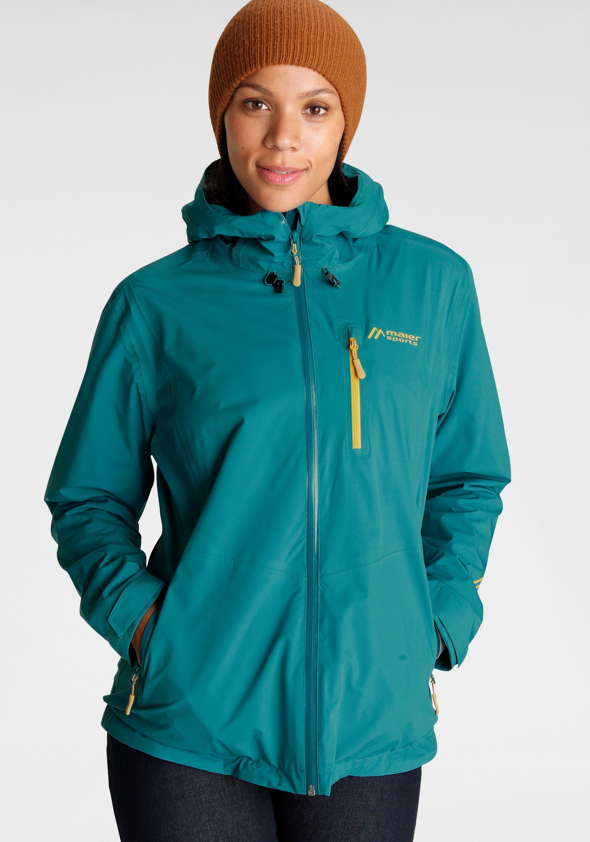 Maier Sports Outdoorjacke Wasserdichte Übergangsjacke, auch in großen Größen erhältlich Grün