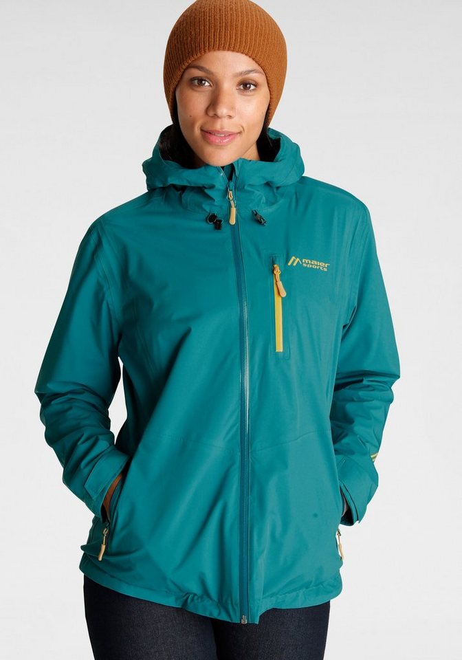 Maier Sports Outdoorjacke Wasserdichte Übergangsjacke, auch in großen  Größen erhältlich, Atmungsaktiv und schnell trocknend, wind- und  wasserabweisend