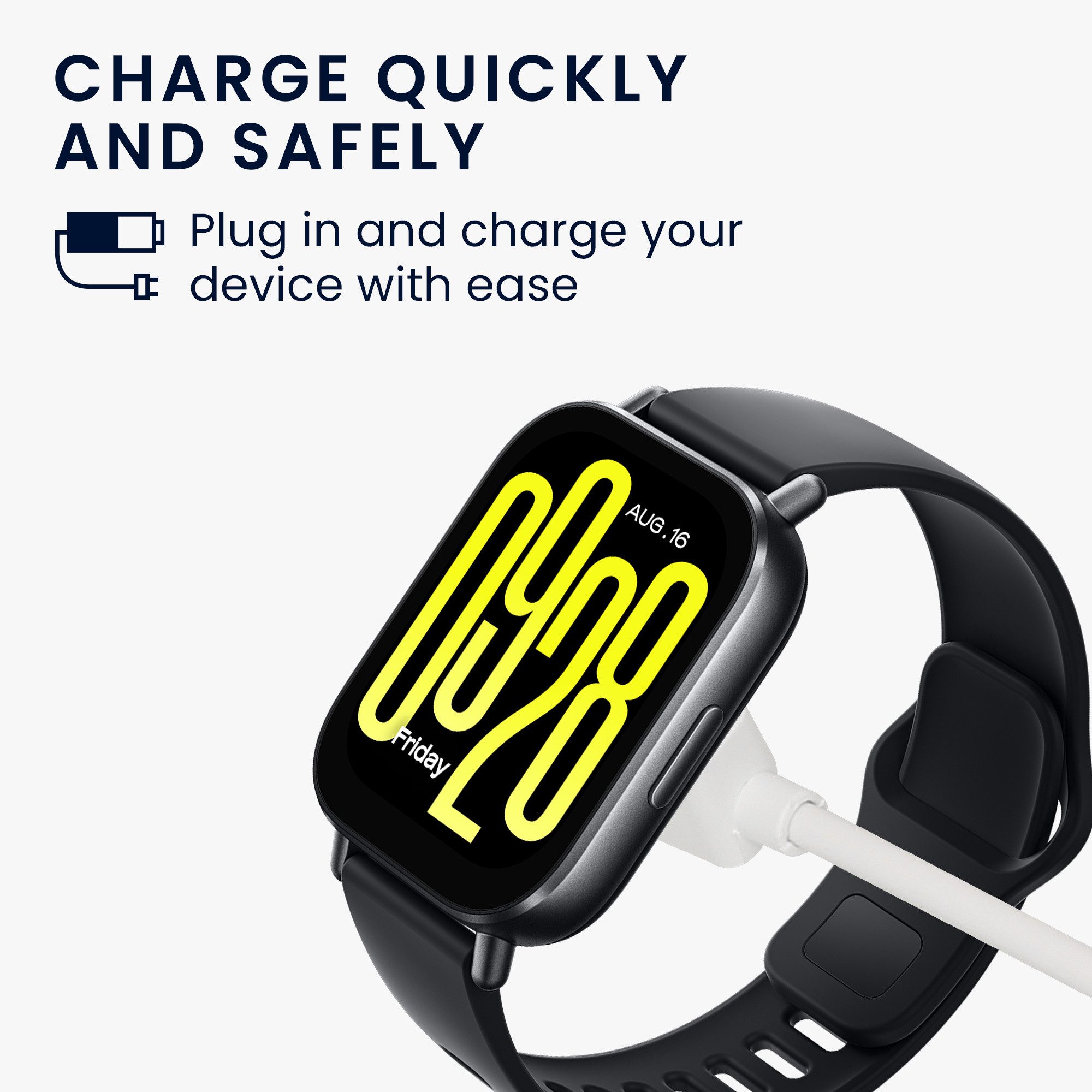 kwmobile Smartwatch Ladekabel für Xiaomi Redmi Watch 5 Active / Watch 5 Lite Smartwatch-Ladekabel, (7.00 cm), USB Ladekabel für Smartwatch Aufladekabel - Fitnesstracker Ersatzkabel