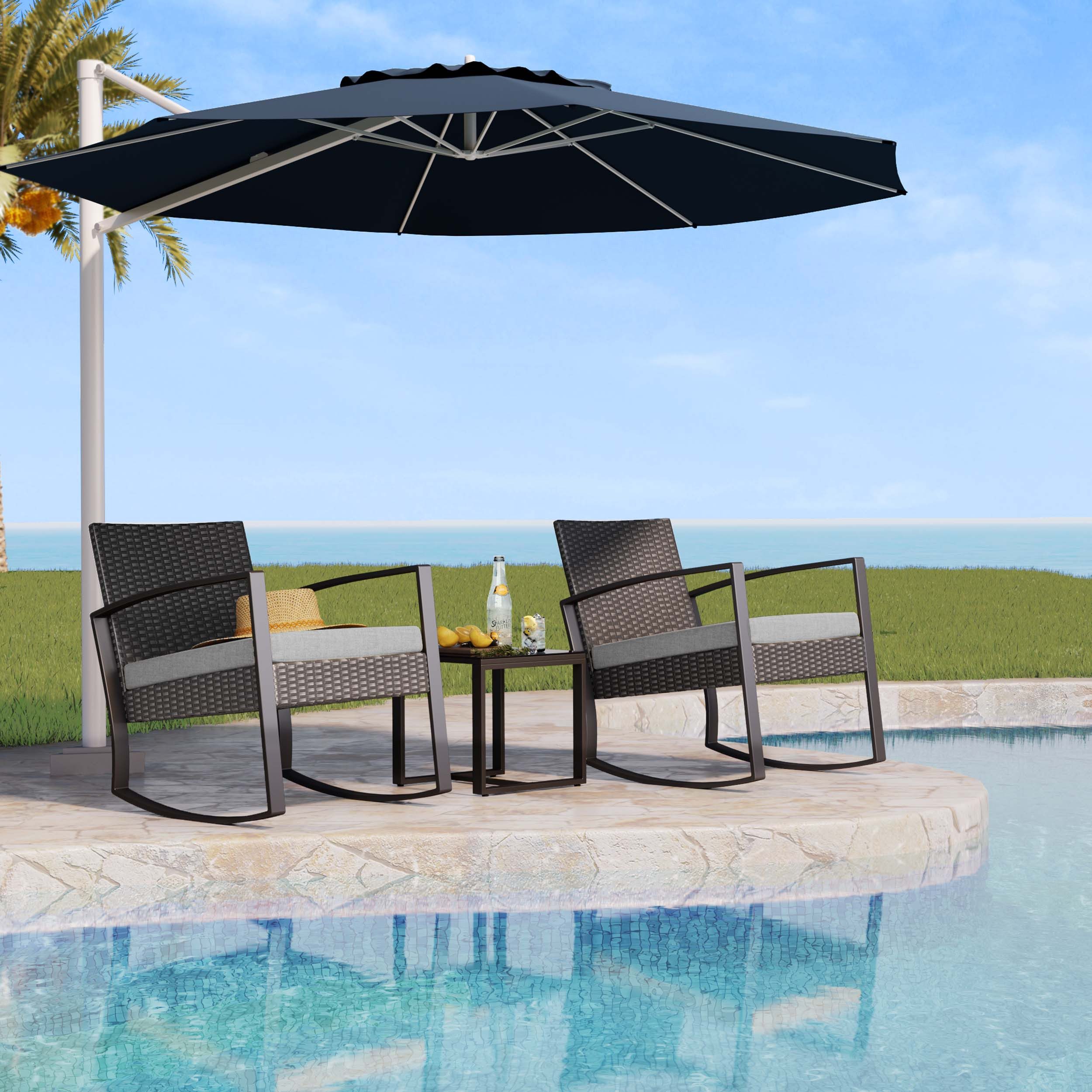Bealife Balkonset Gartenlounge-Set, (3-tlg), 1 Tisch günstig online kaufen