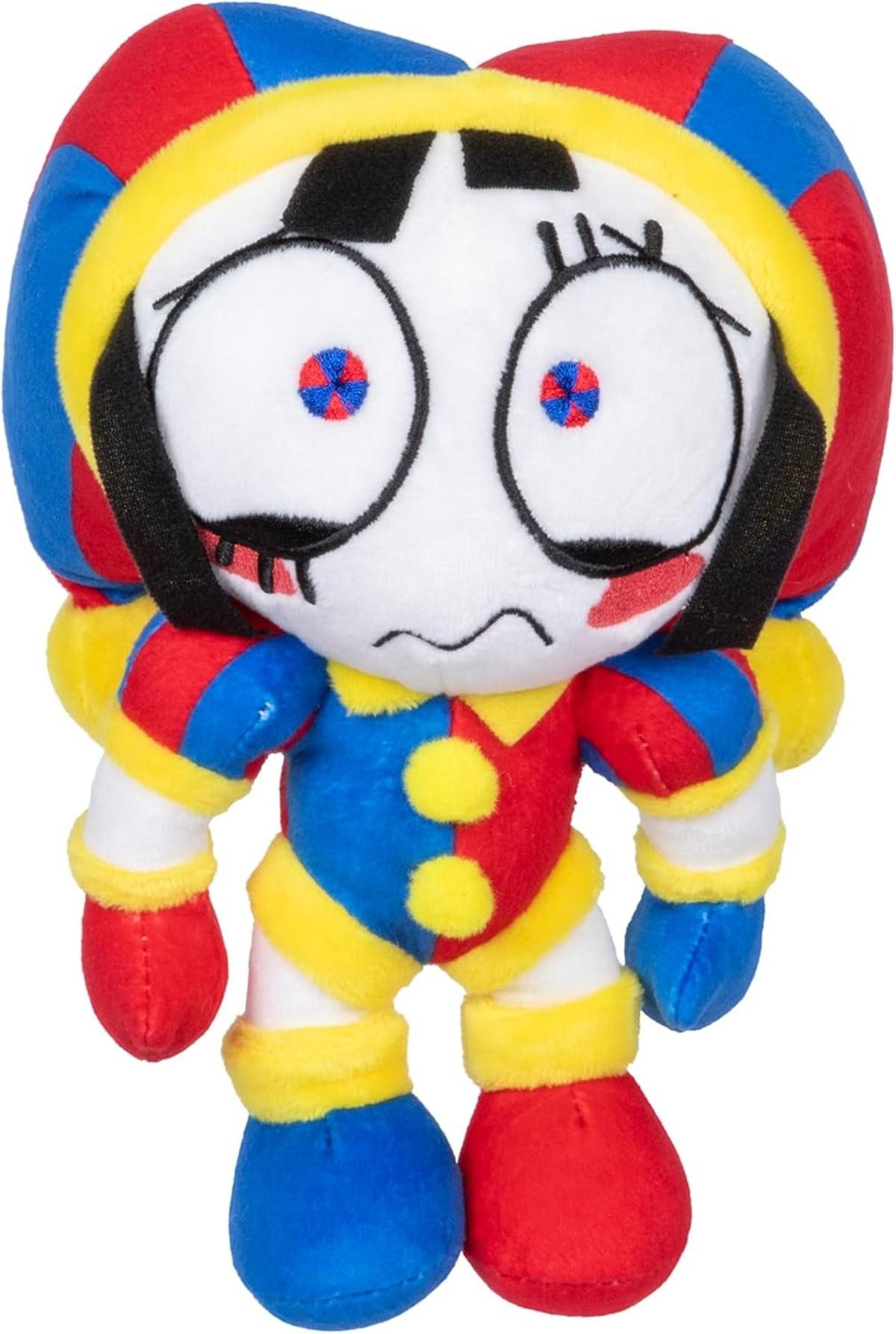 Moose Toys Spielfigur Amazing Digital Circus Deluxe Pomni Plüschfigur 20,3 cm große Figur