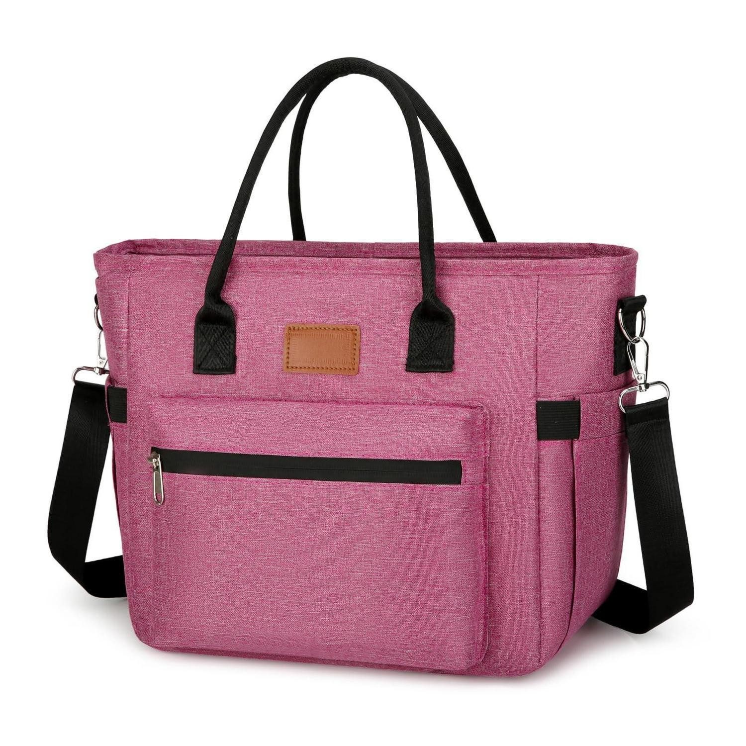 Kühltasche Kühltasche 15L Thermotasche Schultergurt Herren Damen 15.5L Rosa