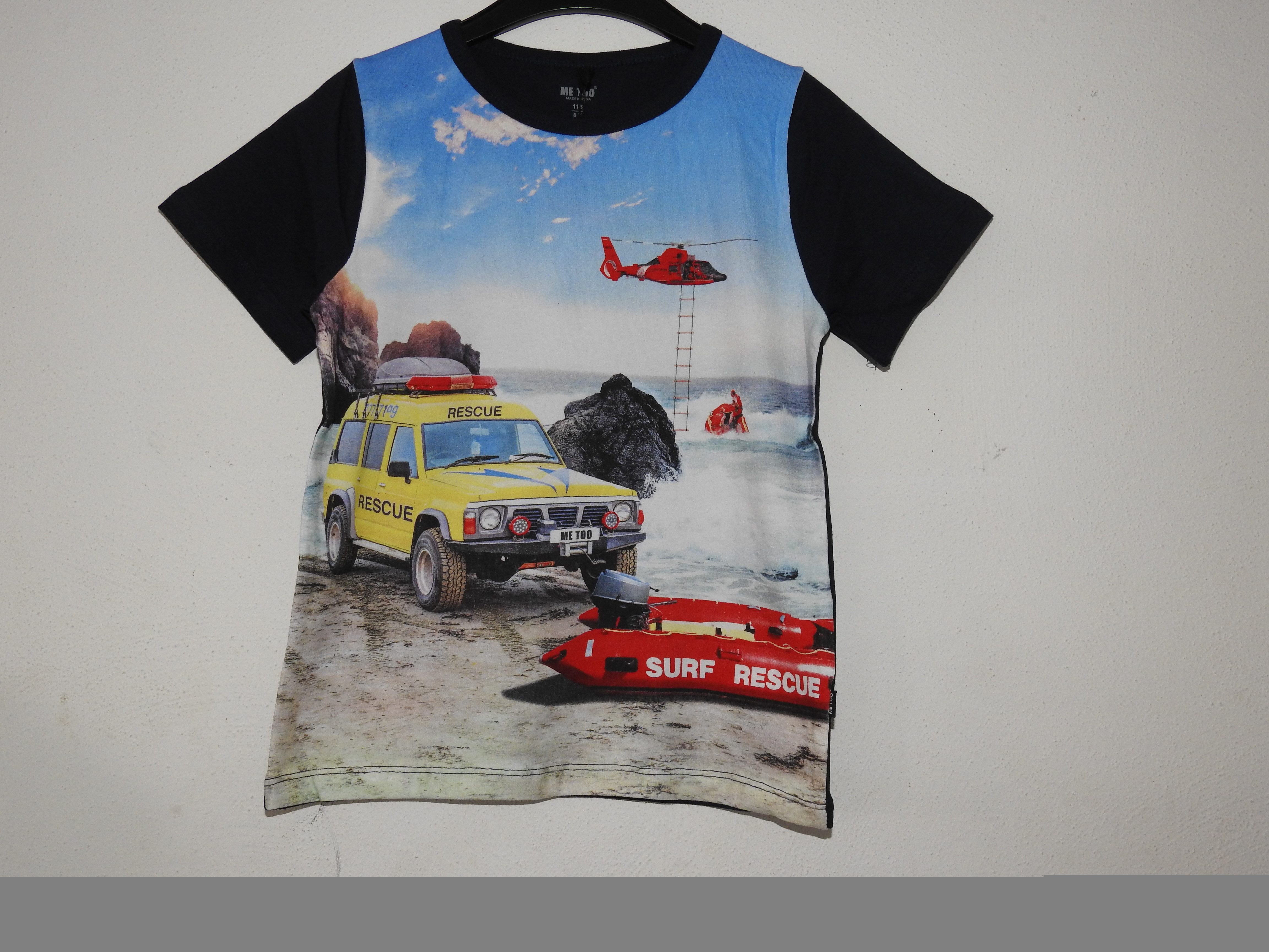 Me Too Kurzarmshirt Hubschrauber