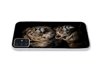 MuchoWow Handyhülle Löwe - Löwin - Porträt, Handyhülle Samsung Galaxy A52 5G, Smartphone-Bumper, Print, Handy