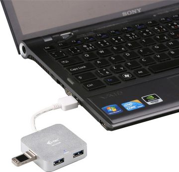 I-TEC USB-Verteiler USB 3.0 Metal Passive HUB 4 Port