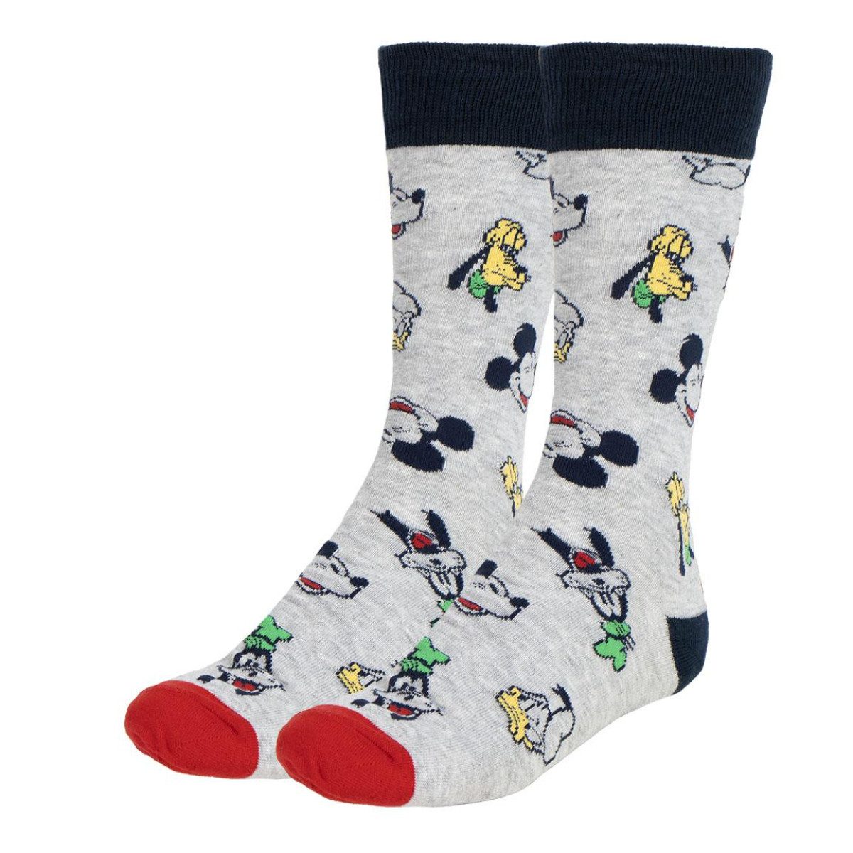 Cerda Socken Disney Mickey Mouse Socken 3er Pack 38/45 Baumwoll-Mix bequem günstig online kaufen