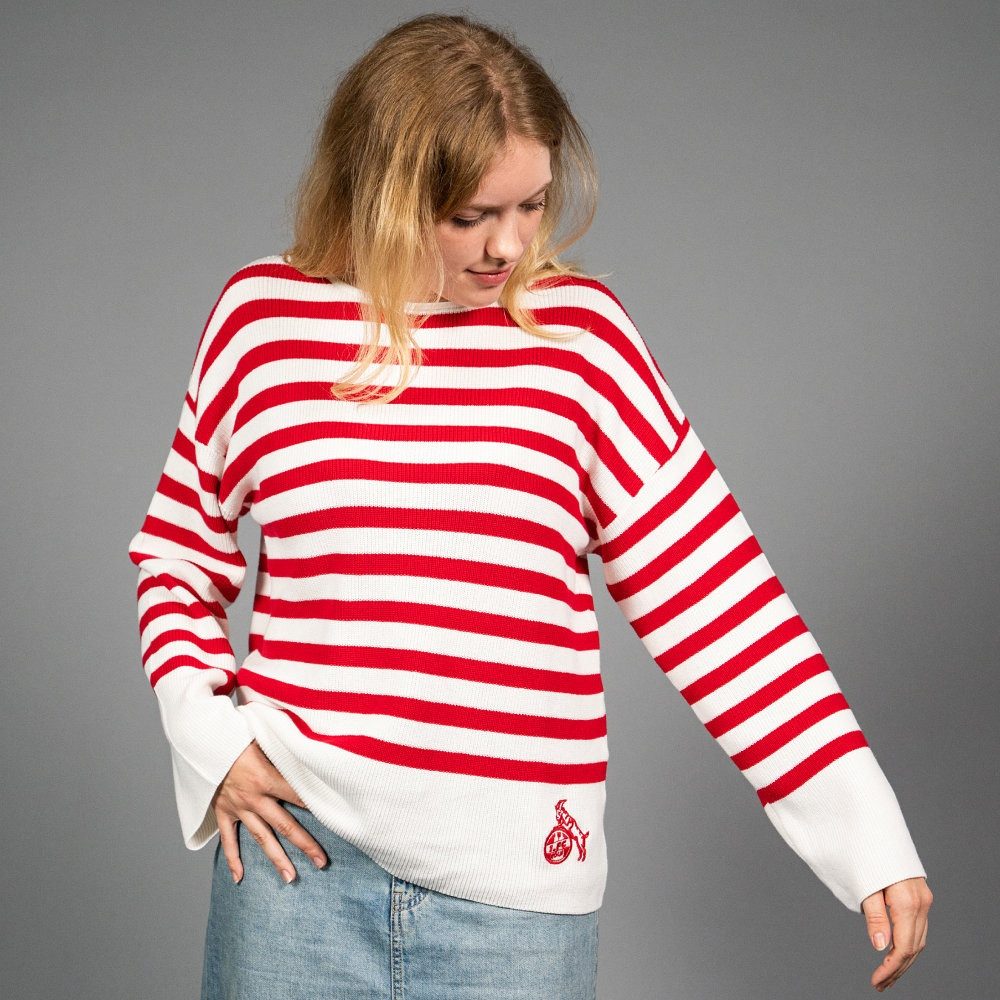 1. FC Köln Hoodie Strickpulli Ringelnatzstraße günstig online kaufen