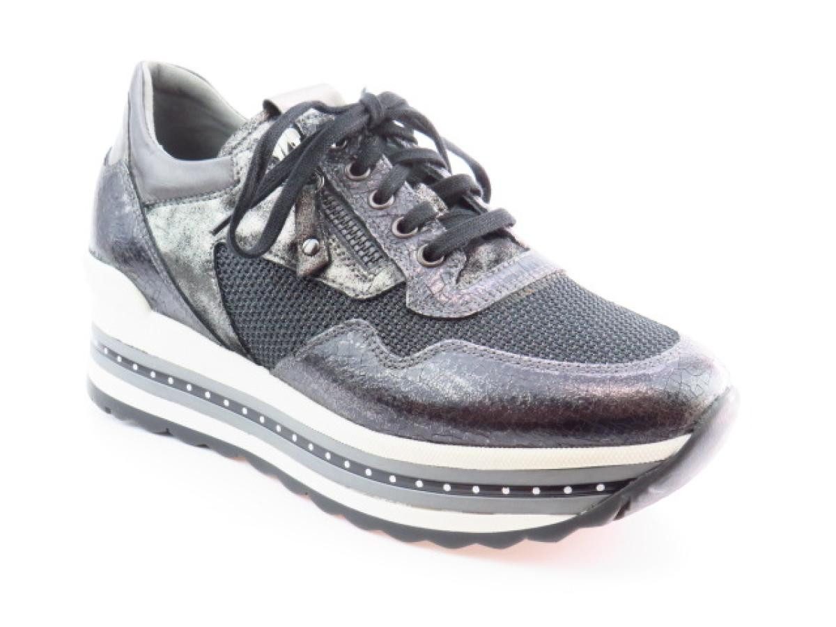Crack grigio inox Sneaker
